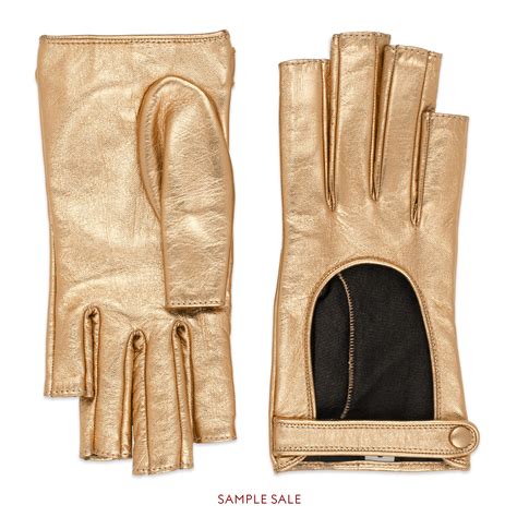 gucci women's leather gloves|gucci fingerless gloves.